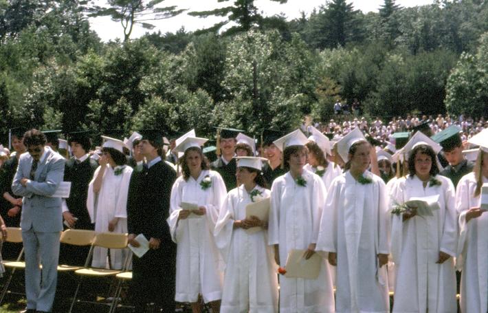 Wachusett REgional High School Class of 1980 Graduation - Wilson Collection